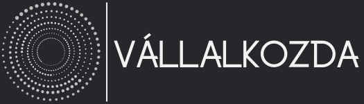 Vállalkozda logó fekete háttér